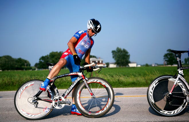 Rob Brokaw's commitment to the bicycle has paid dividends. He's lost 80 pounds and can hold a pace of over 27 mph in time trials. He regularly rides in the New City Time Trials on Wednesday evenings.