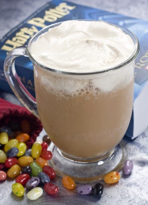 A home made version of Butterbeer is seen in this June 28, 2010 photo. Butterbeer, the drink of choice in the popular Harry Potter book series, in now the drink of choice at the new Wizarding World of Harry Potter at Universal Orlando in Florida. (AP Photo/Larry Crowe)