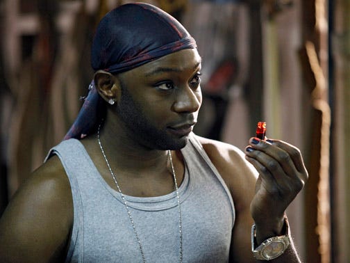 Brilliantly played by Nelsan Ellis, Lafayette is a redneck-thumping, drug-dealing diva with a tongue saltier than the gumbo he serves up as the grill cook at Merlotte's honky tonk on HBO's ghoulish "True Blood."