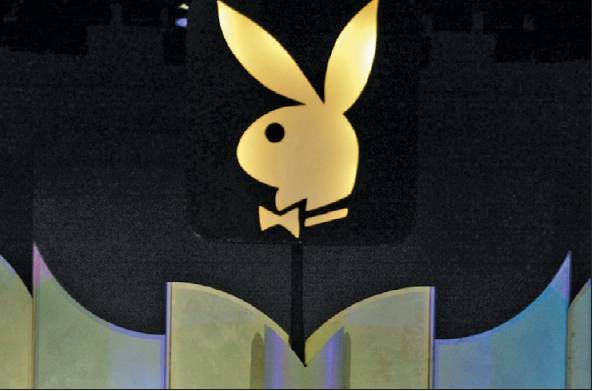 PRESERVING THE LEGACY: The Playboy trademark image is seen in Los Angeles. Playboy Enterprises Inc. said Monday that its iconic founder Hugh Hefner is offering to buy the remaining shares of the media empire, taking the company private, in a deal that values the company at $185 million.