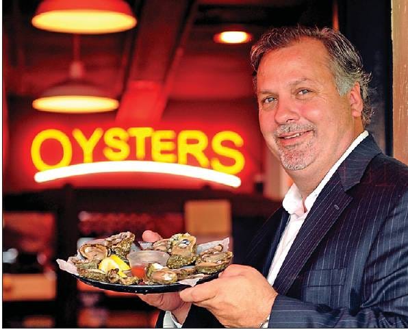ACME: Lucien Gunter, the chief operating officer of Acme Oyster House, is shown at his Metairie, La., restaurant. The 100 days since the April 20 explosion have been a gut-wrenching time for folks who work, play and live along the Gulf Coast.