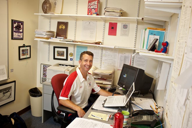 With Tom Lamb retiring, Tim Collins is the athletic director at Natick High.