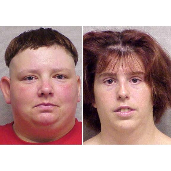 Tami Springer, left, and Suzette Chamberlin are accused of conspiring to steal a ring from a jewelry store.