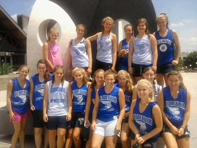 Some Kennebunk High School girls basketball players recently spent a week at a Villanova University basketball camp.