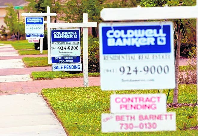 The median price of homes sold in the second quarter in the Sarasota- 
Bradenton market was up 5 percent from a year ago and up 4.9 percent from 
the previous quarter.