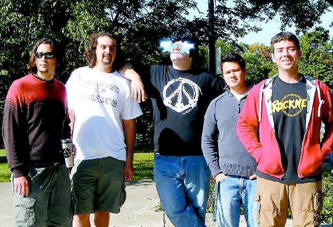 Band members of TriggTrogg are (left to right) Joe Reiss, Brendan Swaffield, Patrick Masalko, Dirk Hoffman and Joshua Dayton.