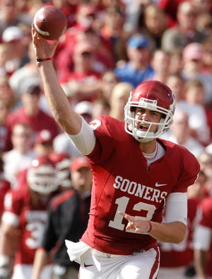 Oklahoma quarterback Landry Jones was thrust into a starting role when Sam Bradford was injured, and he played well after some initial struggles. With Bradford in the NFL, the job is all his.