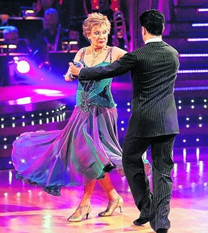 "Dancing With the Stars," with a median audience age of 60, is the most 
popular series on ABC's schedule. Actress Cloris Leachman, in her 80s, and 
dancer Corky Ballas performed during the fourth week of the show in 2008. 
The network's youngest- skewing show, "Lost," just went off the air.