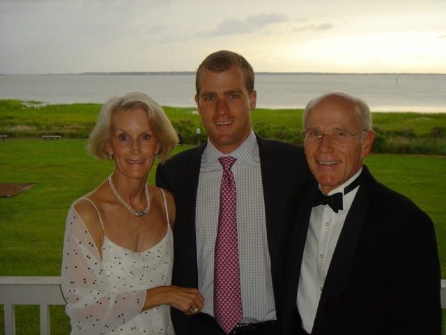 Drs. Jane and Thomas Philbrick with their son, Hunter, center, in 2004.