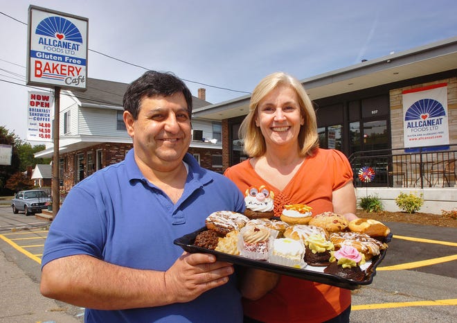 George Moufarrej and Diane Sterrett are co-owners, along with two other partners, of All Can Eat, a Randolph bakery and cafe that caters to the many people with food allergies.
