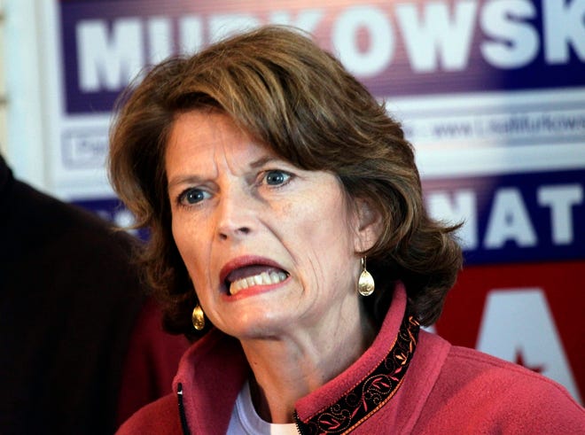 Incumbent U.S. Sen. Lisa Murkowski, who is trailing opponent Joe Miller in 
the Republican primary, hopes that several thousand uncounted absentee 
ballots can swing the election in her favor. AP PHOTO /