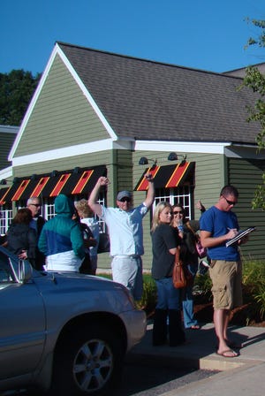 The Tewksbury Ninety Nine Restaurant hosted auditions for the hit reality TV show "The Amazing Race" on Saturday, Aug. 28.