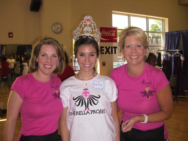 Ashley Barbier - pictured with Co-founders of the Cinderella Project
Sarah Dupree & Shelton Jones.