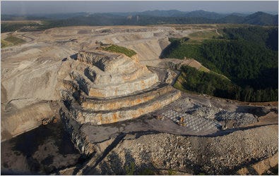 A West Virginia surface mine.