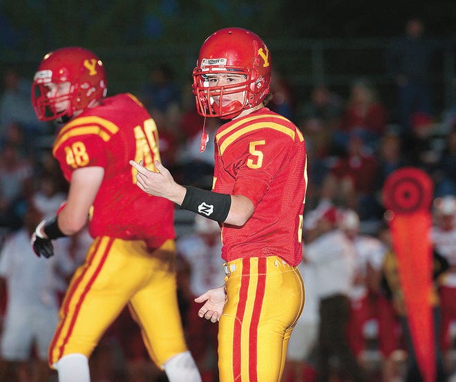 Junior Dean Schafer was a poised leader in his first ever varsity football game last week.
