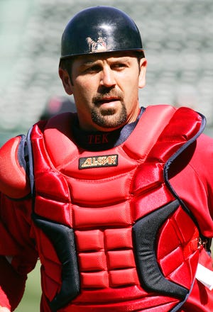 Boston Red Sox catcher Jason Varitek