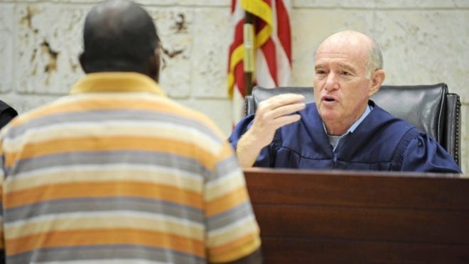 Broward County Judge Steven Shutter offers a motorist community service instead of a fine for his traffic violation.