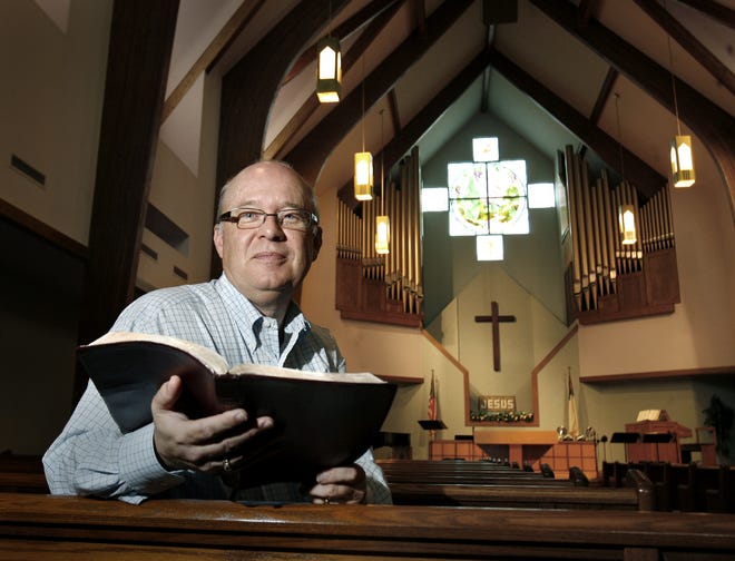 The Rev. Kevin Slyh, senior pastor at First Baptist Church in Plain Township, is participating in “Back to Church Sunday,” a nationwide outreach to encourage people to attend worship services. Only 43 percent of American Christians attend services weekly.
