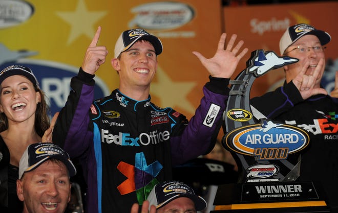 Denny Hamlin won his sixth race of the season Saturday, the most of any driver this year. He will open the Chase in first.