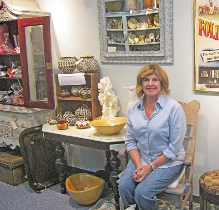Owner Anna Hardy Evans said In-Home Restored, Refound and Reinvented at 177 Water St. in Exeter offers unique home decor items for everyone's taste.