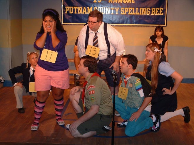 "The 25th Annual Putnam County Spelling Bee" is the new production at Atlantic Beach Experimental Theatre. The cast includes Miranda Lawson, Lee Hamby, Leslie Richart, Josh Waller, Gary Baker and Julia Fallon.