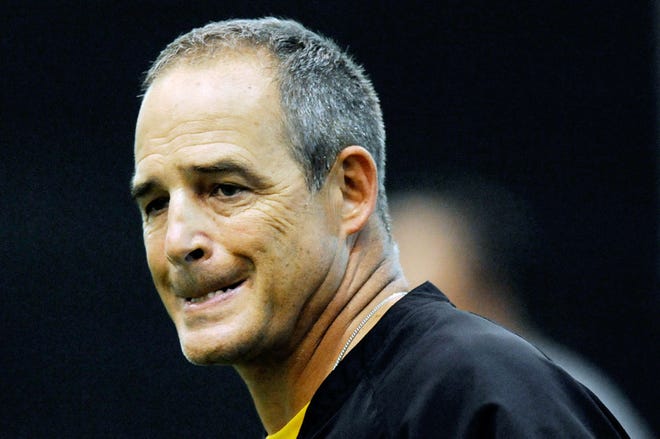 Missouri Coach Gary Pinkel works out three times a week and spends time with his grandchildren to relieve stress during the season.