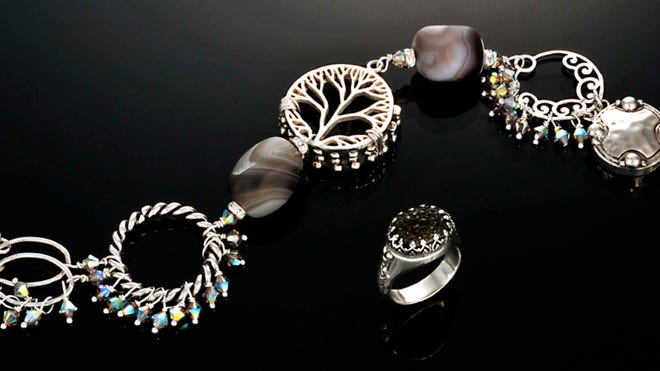 Jewelry created by Lori Frantz-Koenig.