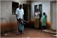 Parents and a younger daughter in Uganda have H.I.V. but only the daughter is eligible for drugs.