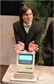Steven P. Jobs, in 1984, presented the new Macintosh personal computer.