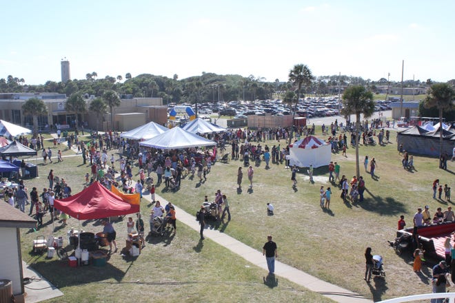 The Sea Otter Pavilion and adjacent field are filled with food and activities for all ages.