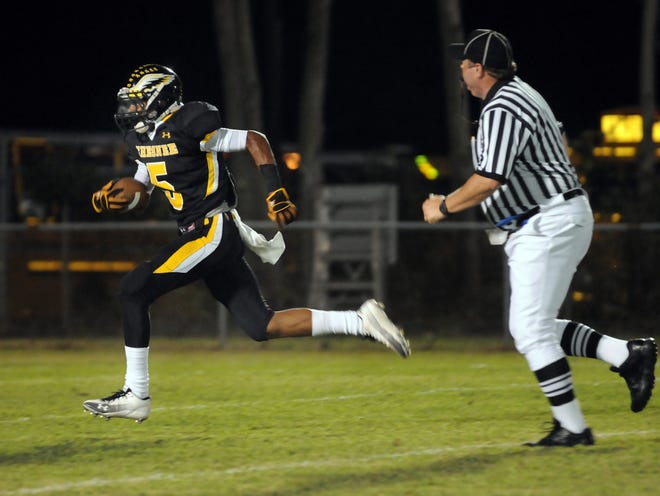 Chesnee's DaJohn Rowland leads the area with 801 receiving yards and has scored eight receiving touchdowns this season.