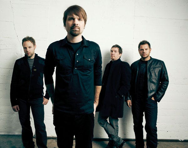 Over the course of 14 previous CDs, Georgia-based Christian band Third Day has
notched 27 No. 1 singles and sold more than 7 million albums.