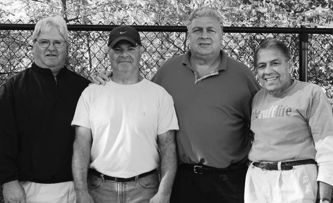 Members of the Knights of Columbus II team were Danny Bouchard, Roger Soma, John Martino, and Dick F.