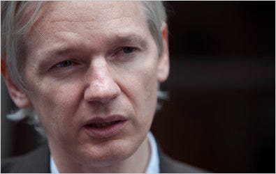 Julian Assange, the founder of WikiLeaks.