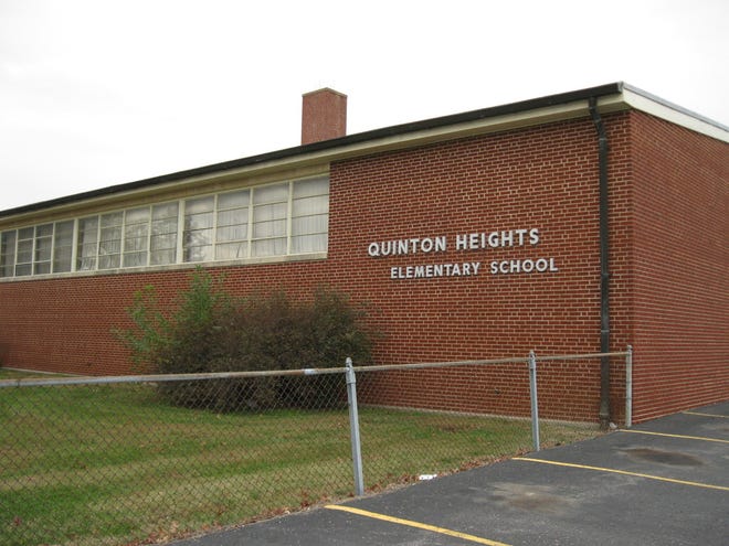Quinton Heights Elementary, 2331 S.W. Topeka Blvd., is just down the hill from the Burnett Administration Center. The elementary school is one of the first slated to close as part of a recommended plan Topeka USD 501 board of education members are considering to consolidate school buildings within the next eight years.