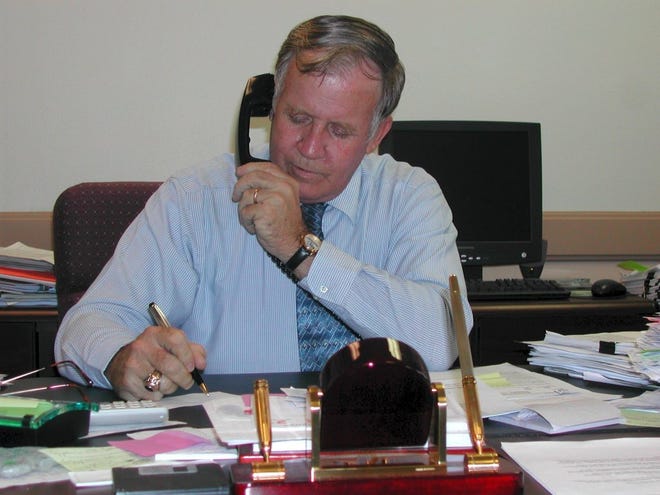 Rich O'Connell in 2005 during his second stint as acting Clay County manager. He will begin his third Nov. 13 after Fritz Behring departs.