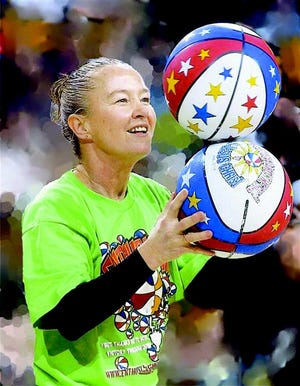 Motivational speaker and renowned basketball handler Tanya Crevier will make appearances in Kewanee Monday and Tuesday.