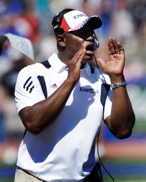 Kansas coach Turner Gill said he was proud of his team's effort Saturday against Colorado.