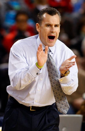 Florida coach Billy Donovan is trying to temper expectations for this season's team. The Associated Press
