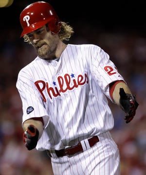 Free-agent Jayson Werth is a career .272 hitter, with 120 home runs and 408 RBI in eight seasons.
