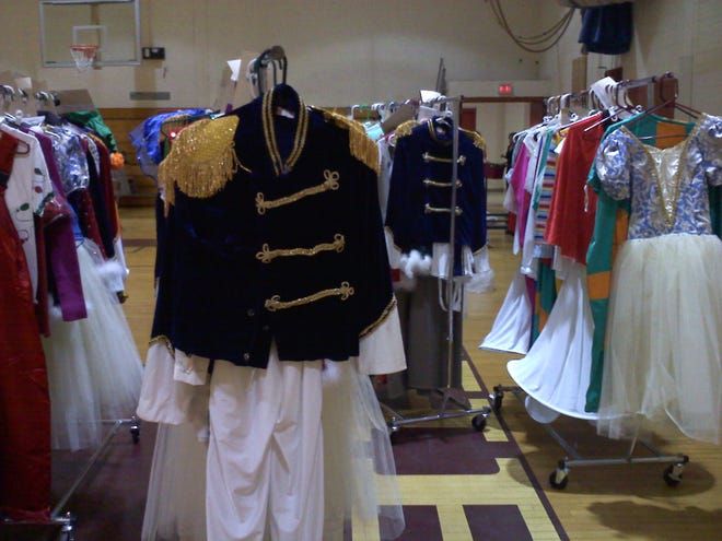 Costumes are ready for the Broadway Youth Dance Theater's Holiday Spectacular today and tomorrow.