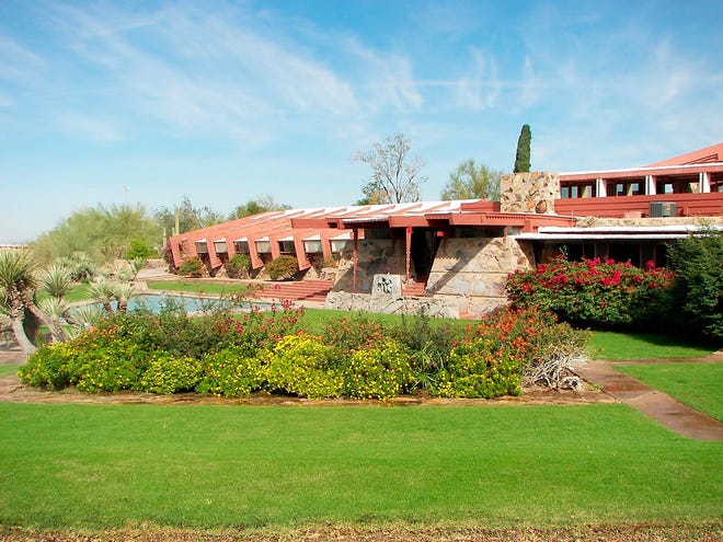Frank Lloyd Wright’s Taliesin West, Wright’s property in Scottsdale, Ariz.
