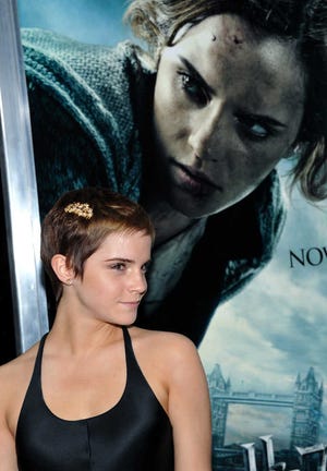 Emma Watson, at the “Deathly Hallows” premiere in New York.