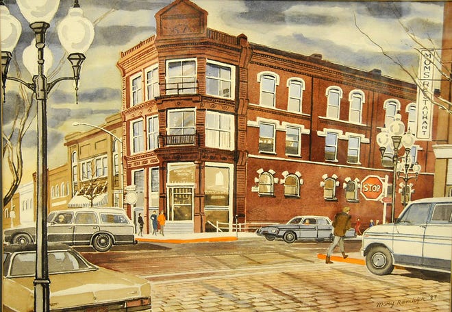 “Clapp Building” by Mary Randolph is on display at William Woods University.