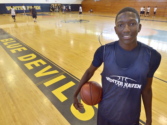 DeVon Walker, 16, is a point guard for the Winter Haven High School basketball team. Friday, November 19, 2010.