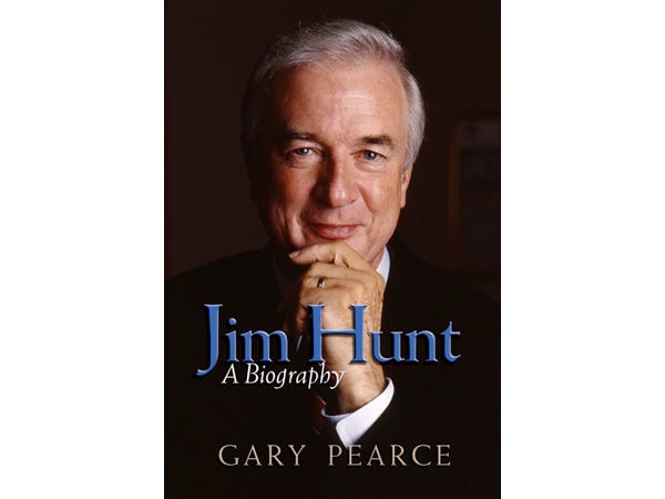 ‘Jim Hunt: A Biography'
Author: Gary Pearce
Publisher: Winston-Salem: John F. Blair, 
Price: $23.95