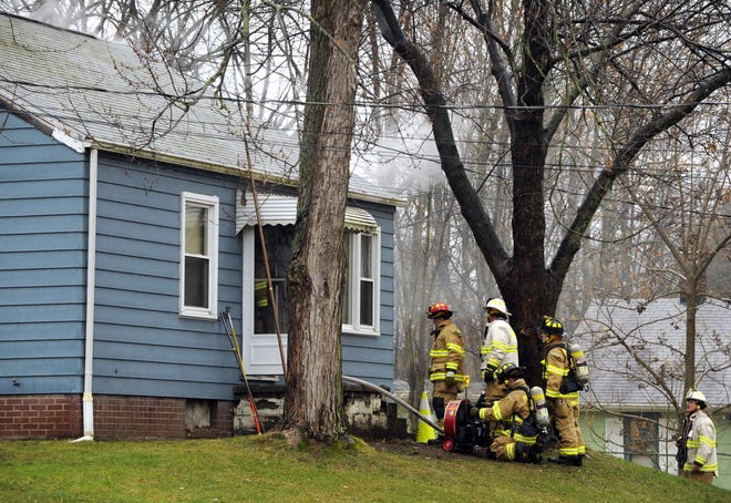 Plain Township and Canton Firefighters were called to 45th Street NW after a Stark County Deputy Sheriff observed smoke coming from the home.