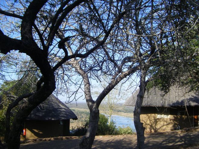 The comfortable bungalows at Olifants Camp provide a perfect base for exploring South Africa's Kruger National Park. Photo courtesy of Joe Tash.