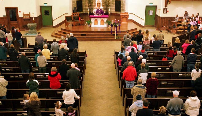Sacred Heart Church in Weymouth has seen an increase in attendance over last year.