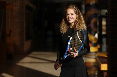 Sacred Heart-Griffin's Jessica Seadler is the Central State Eight Tennis Player of the Year.